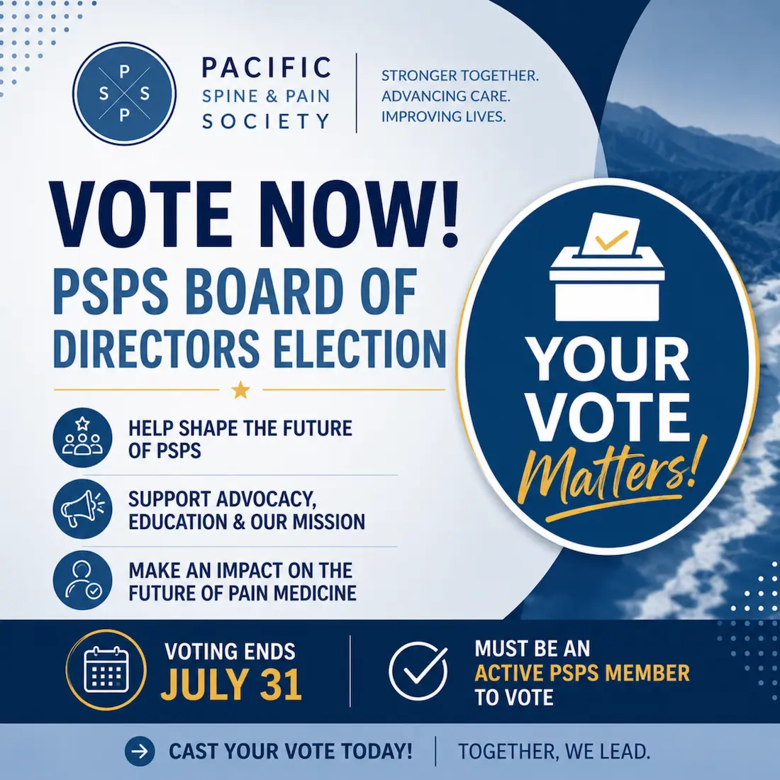 PSPS Board of Directors Election - Vote Now